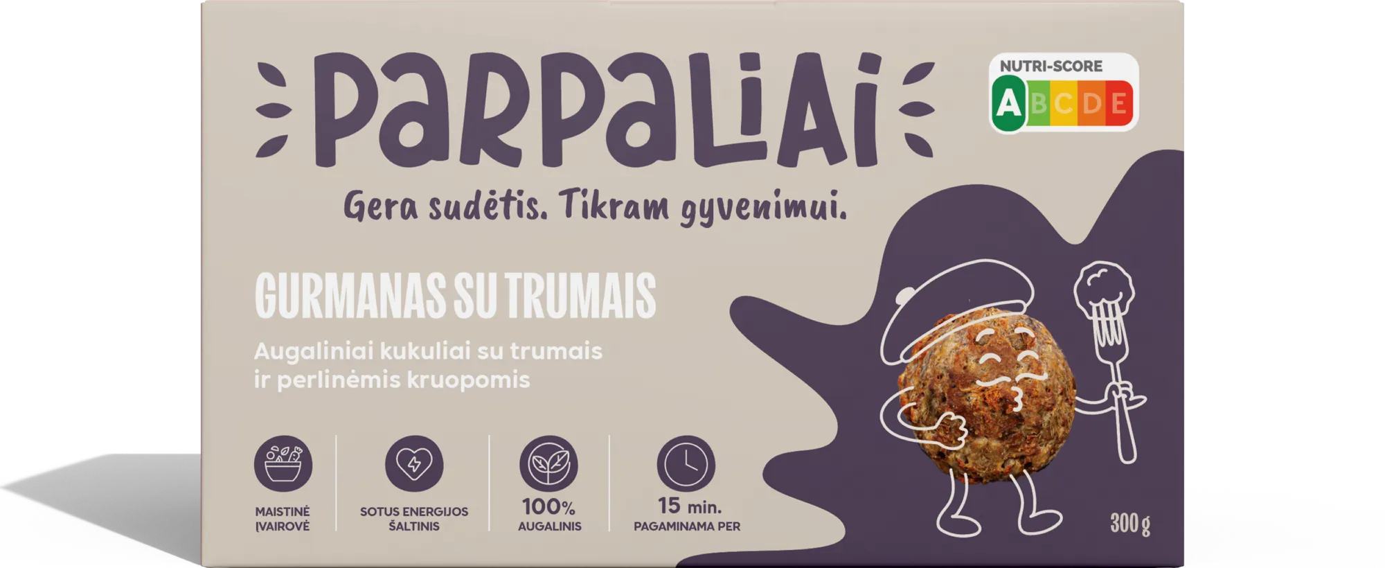 Parpaliai pakuotė – Gurmanas su trumais