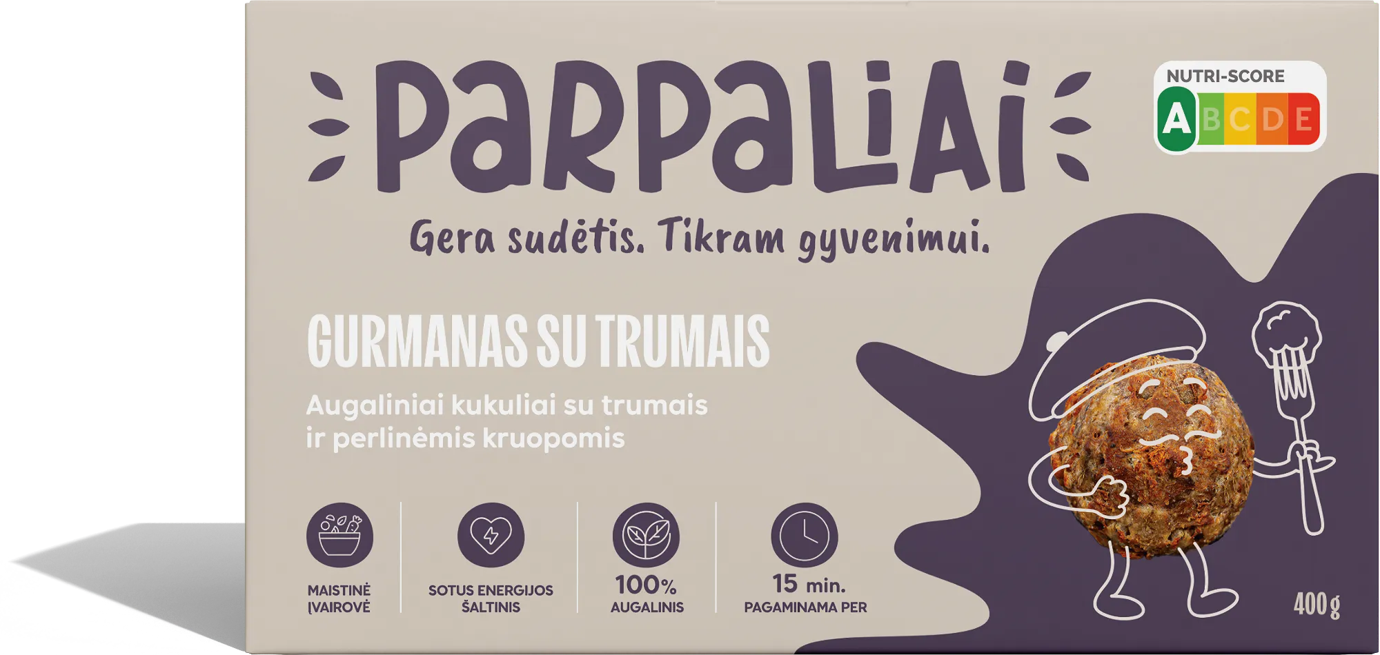 Parpaliai pakuotė – Gurmanas su trumais